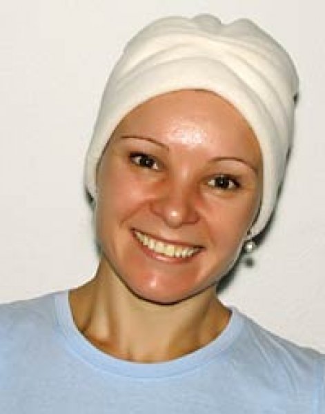 Fertig Turban JULIETTE - weiß Fertig Turban JULIETTE - weiß